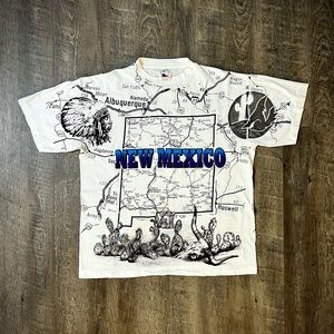 Vintage New Mexico AOP Graphic T-Shirt
